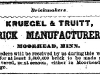 Kruegel & Truitt Advertisement