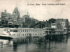 Saint Paul Union Depot & River Postcard