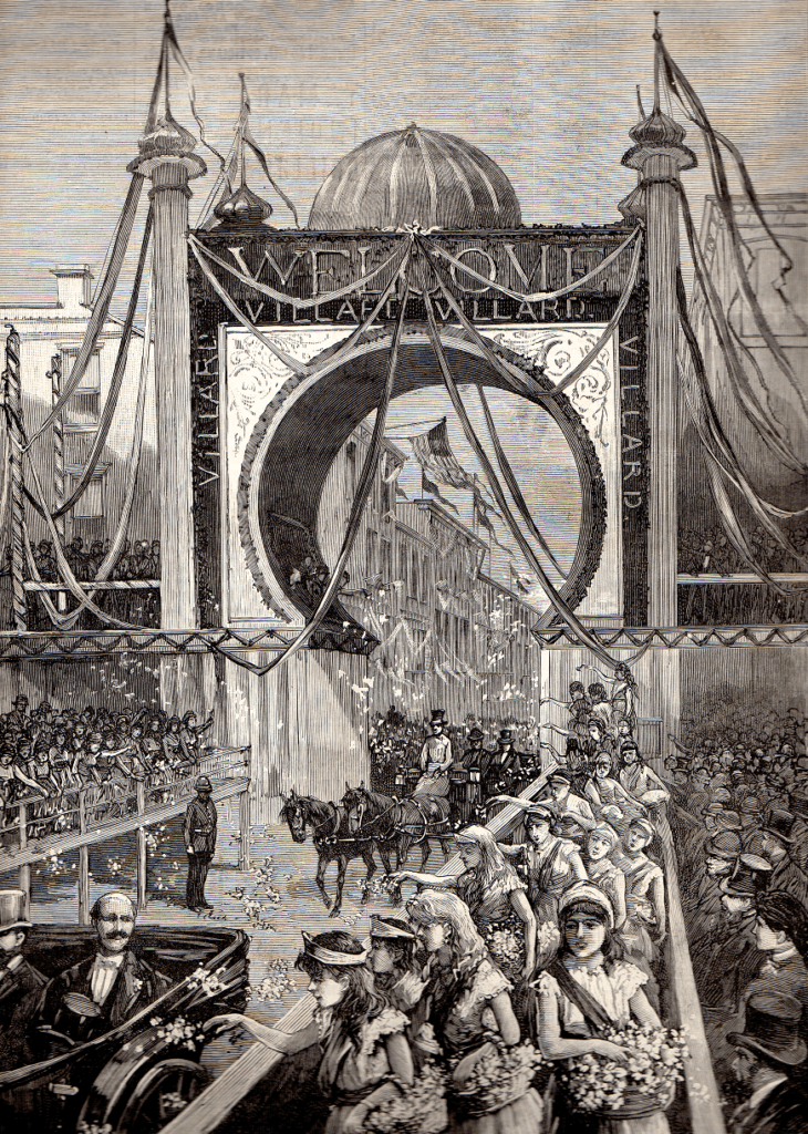 1883 Villard Parade Sketch